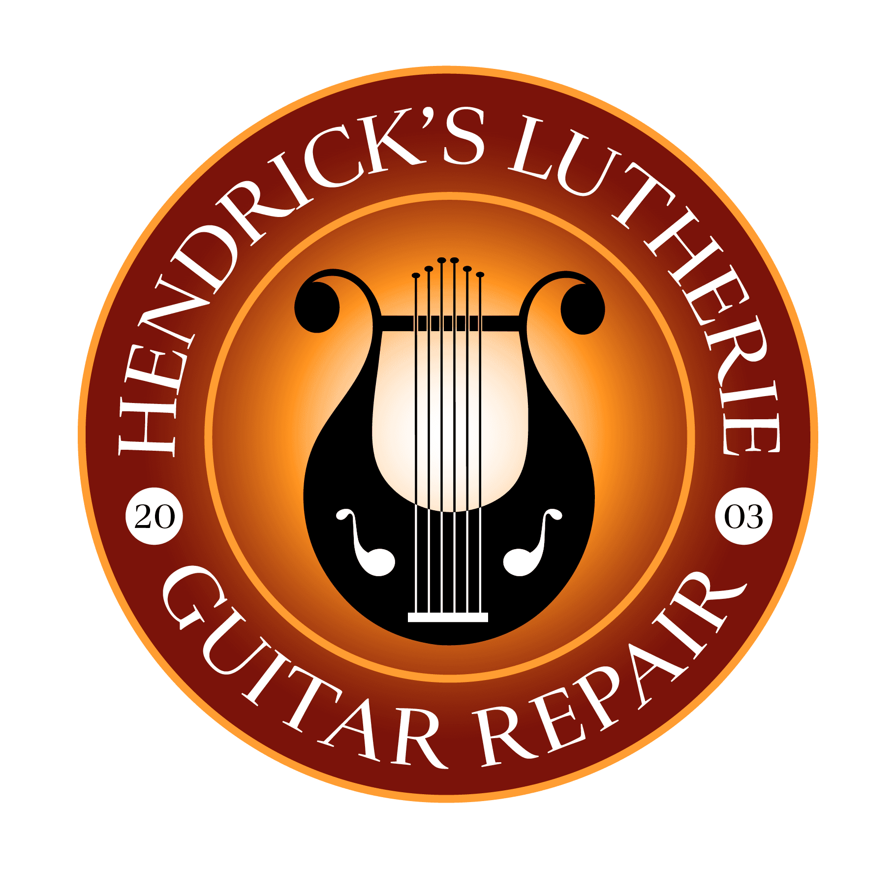 Hendrick's Lutherie — portfolio project by Black Rabbit Creative